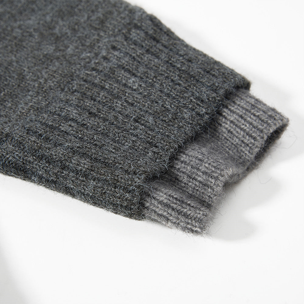 Fake two lapel sweaters